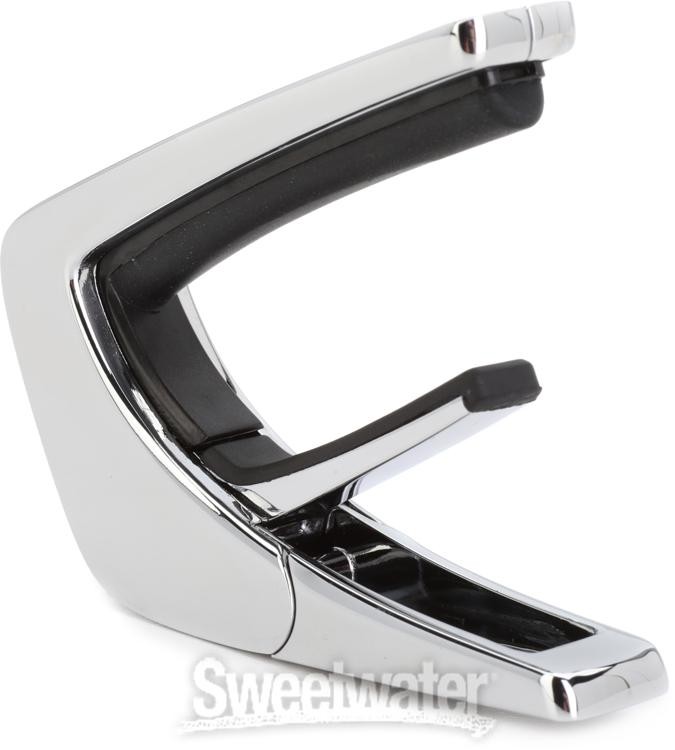Thalia Shell Collection Capo - Chrome with Blue Abalone
