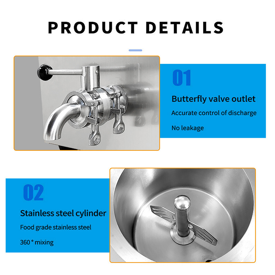 Kolice 14L Pasteurization Machine Milk Coffee Juice Pasteurizer 110V
