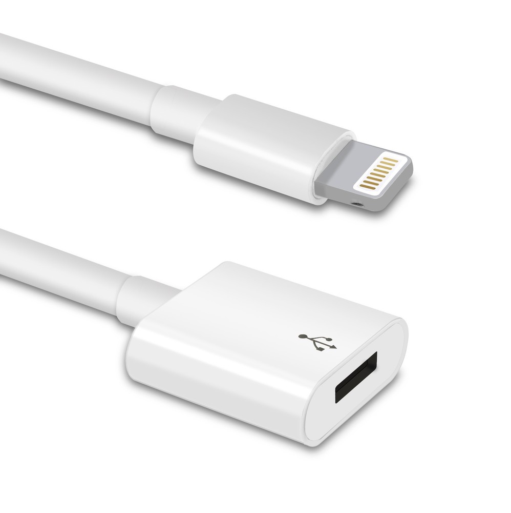 TechMatte Apple Pencil Flexible Charging Adapter for iPad Pro (Cable - 3 Feet)