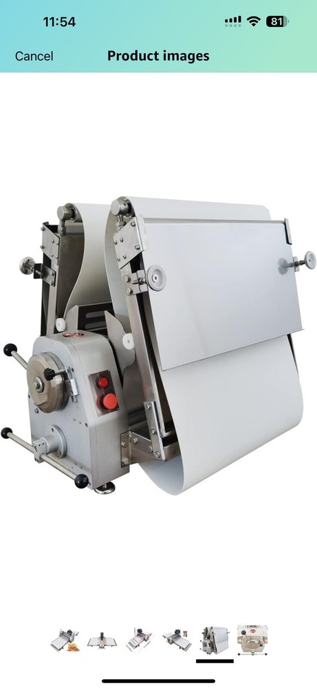 TECHTONGDA Commercial Dough Sheeter