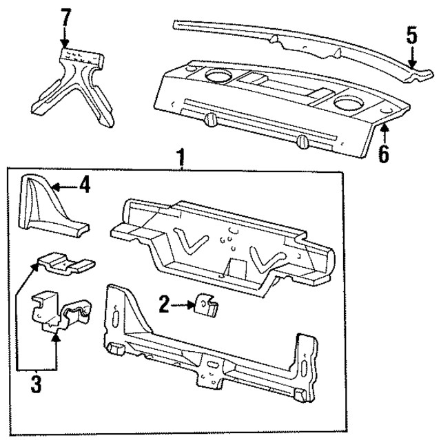 Genuine GM Extension Panel 25638149