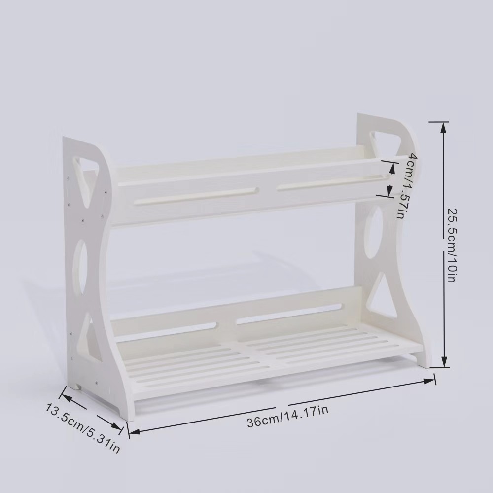 Spice Rack Storage Holder Space-Saving for Home Kitchen Countertop Organizer