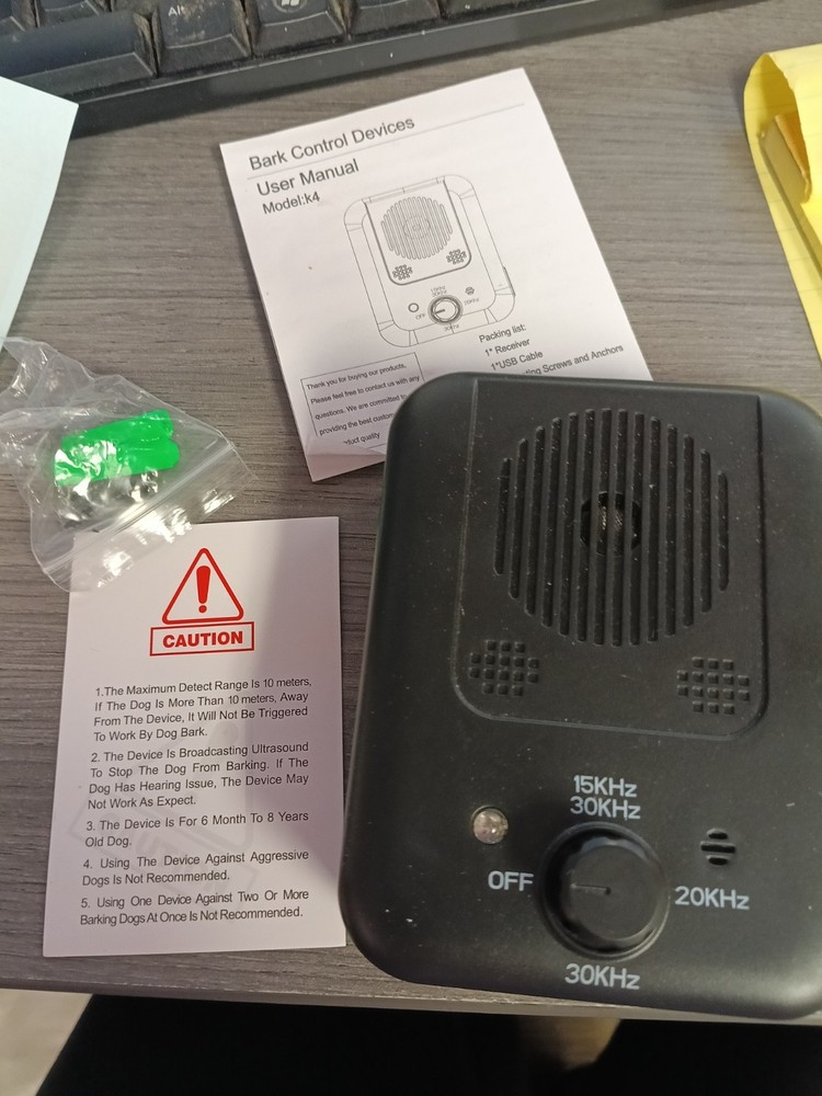 Bark Control Devices Deter Nuisance Barking *NOT TESTED*