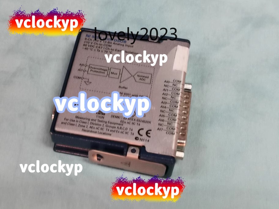 1pc used NI 9201 with DSUB DAQ data acquisition module