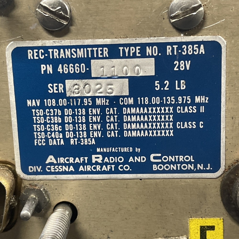 ARC RT-385A NAV/COM