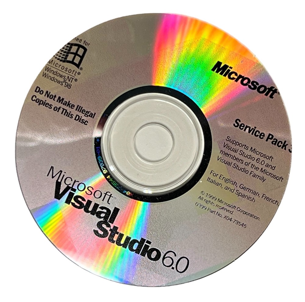 Microsoft Visual Basic 6.0 Professional Edition Windows 95, NT 4.0 or Later