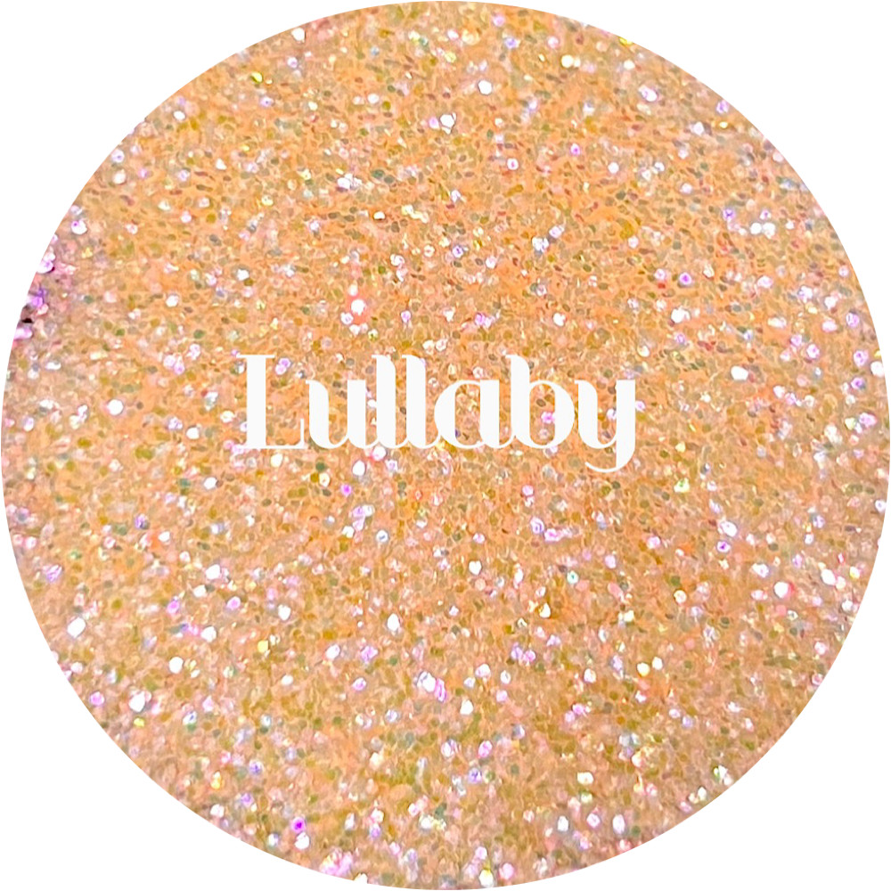 Premium Polyester Glitter - Light Pastel Orange