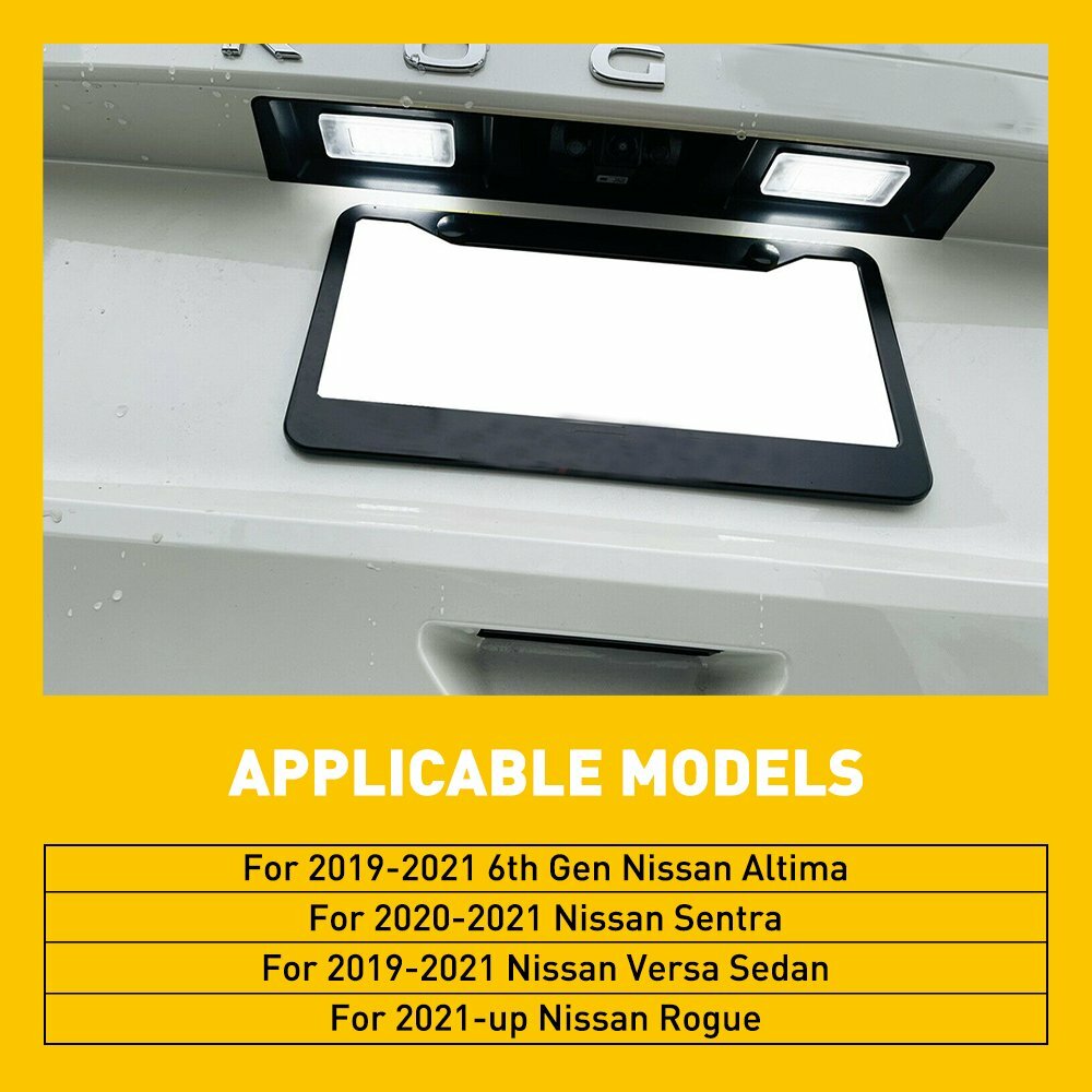 LED License Plate Tag Light 6000K For 2019/20-up Nissan Altima Sentra Versa GUS