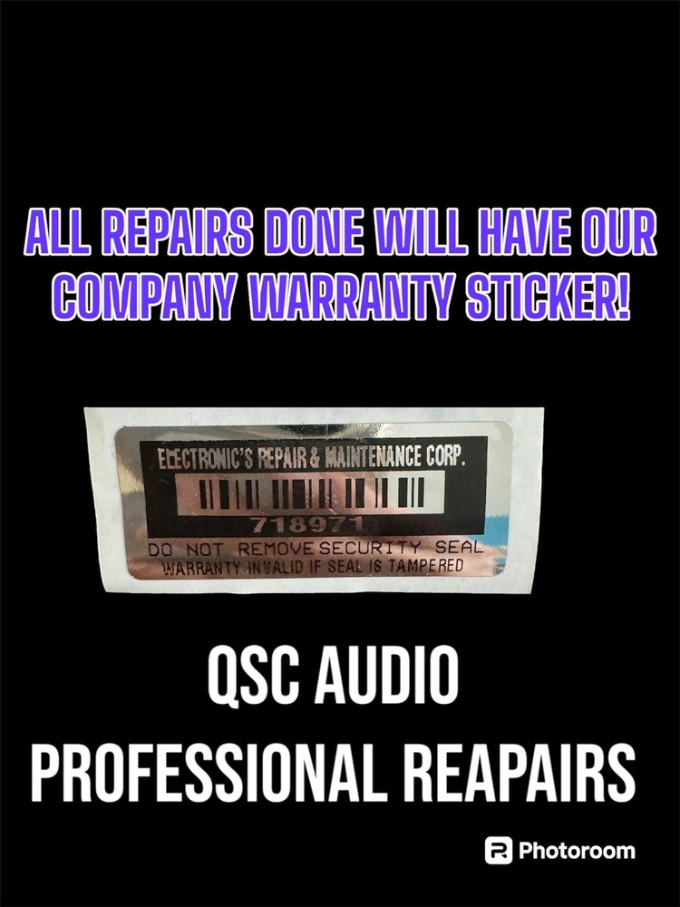 QSC K12.2 REPAIR SERVICE - FAST SERVICE