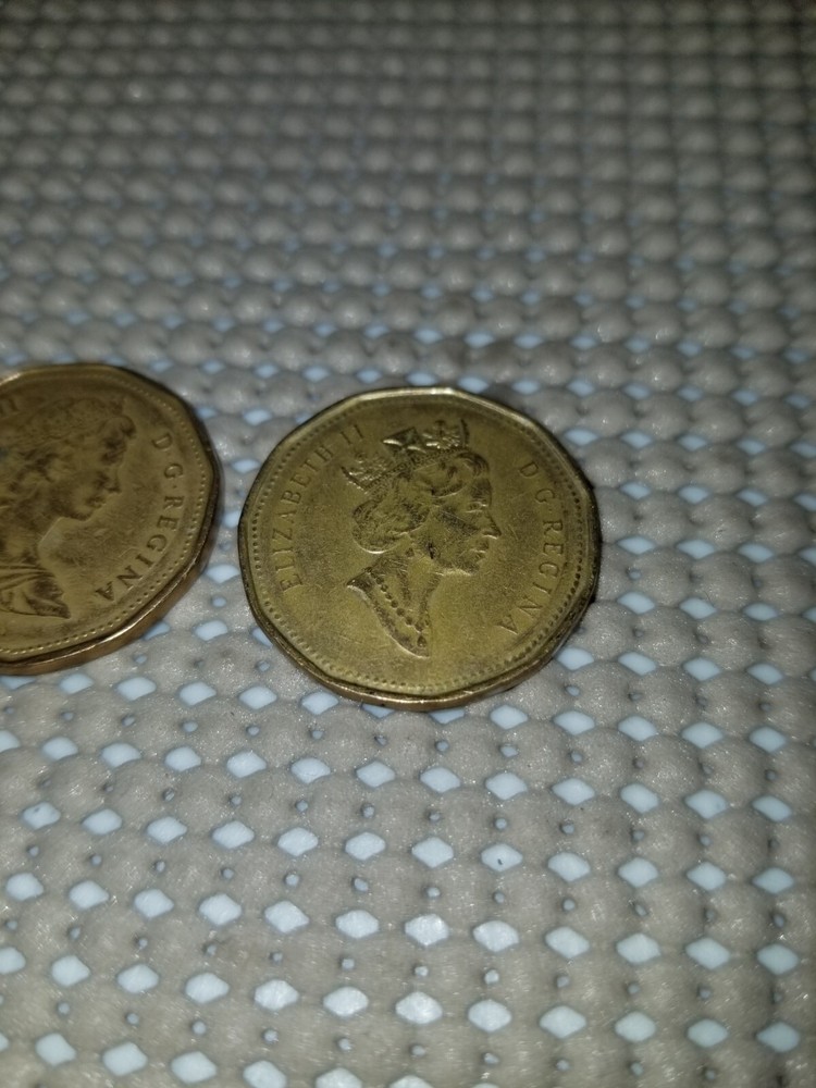 Canada Dollar Coins 1993 & 1989