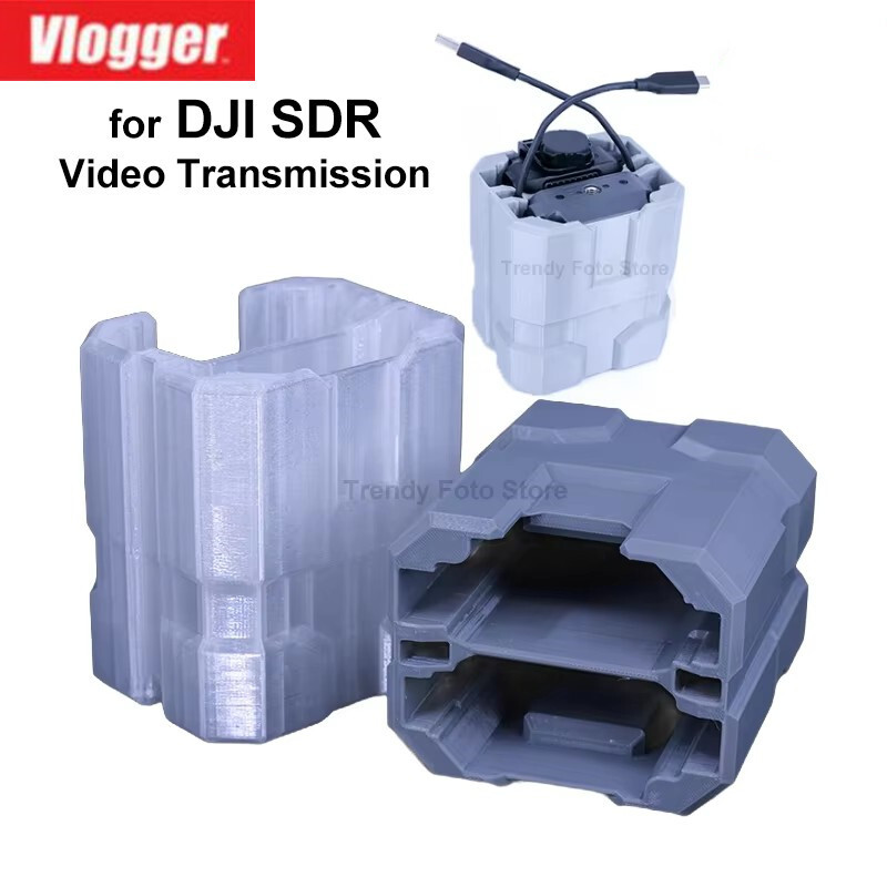 Vlogger Soft TPU Silicone Protective Cover Case Storage Box DJI SDR Transmitter