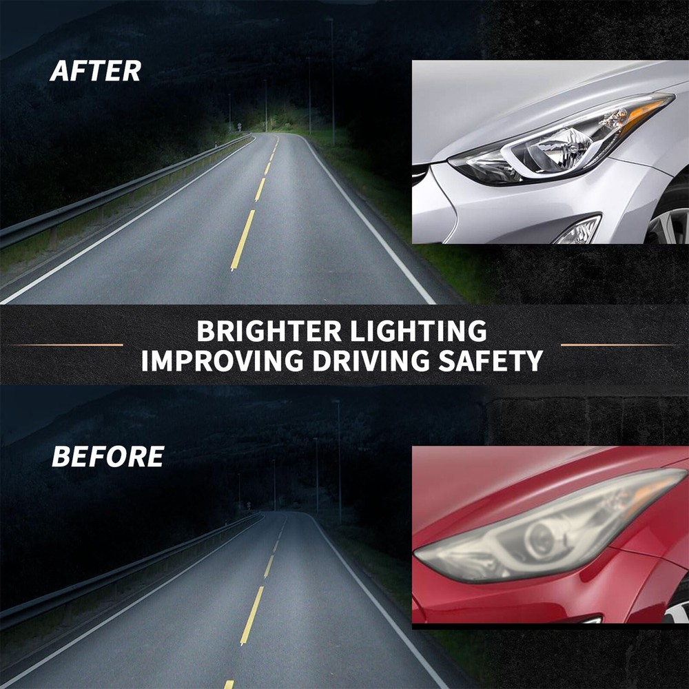 Pair For 2014 2015 2016 Hyundai Elantra Headlight Assembly W/Bulbs Left & Right