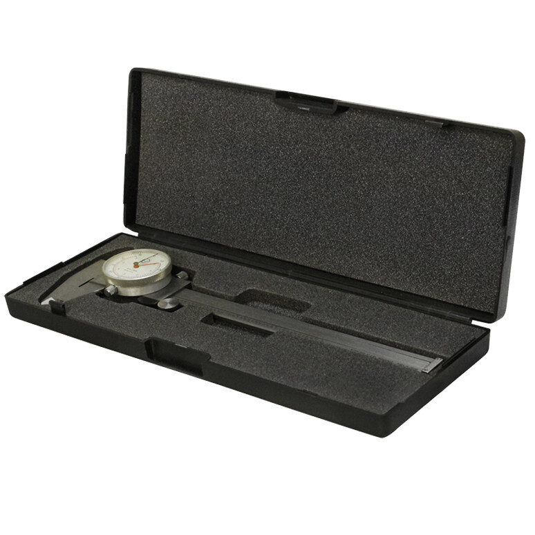 E-Z 6" DUAL READING Reader Dial Caliper Graduation 001" Metric Ruler