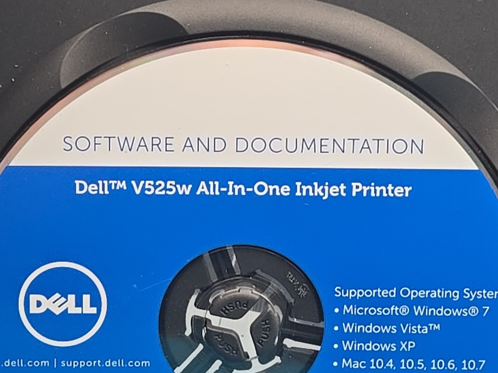 ⭐️ Dell V525w All In One Inkjet Printer Driver, Software And Documentation CD ⭐️