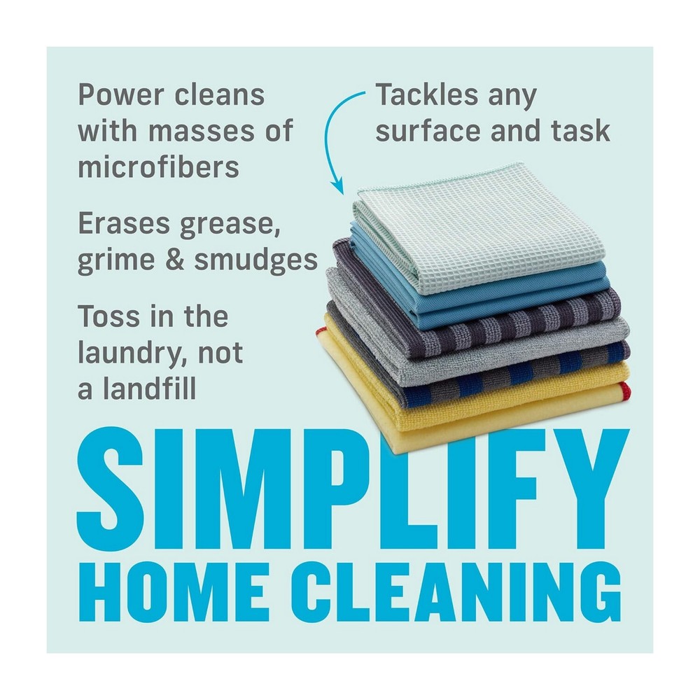 E-Cloth Home Cleaning Set, 8 pcs, 10903