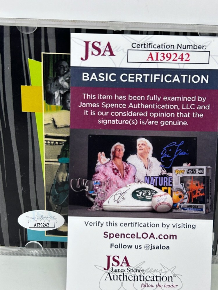 BRIAN SETZER Signed Autograph CD "The Dirty Boogie" JSA COA