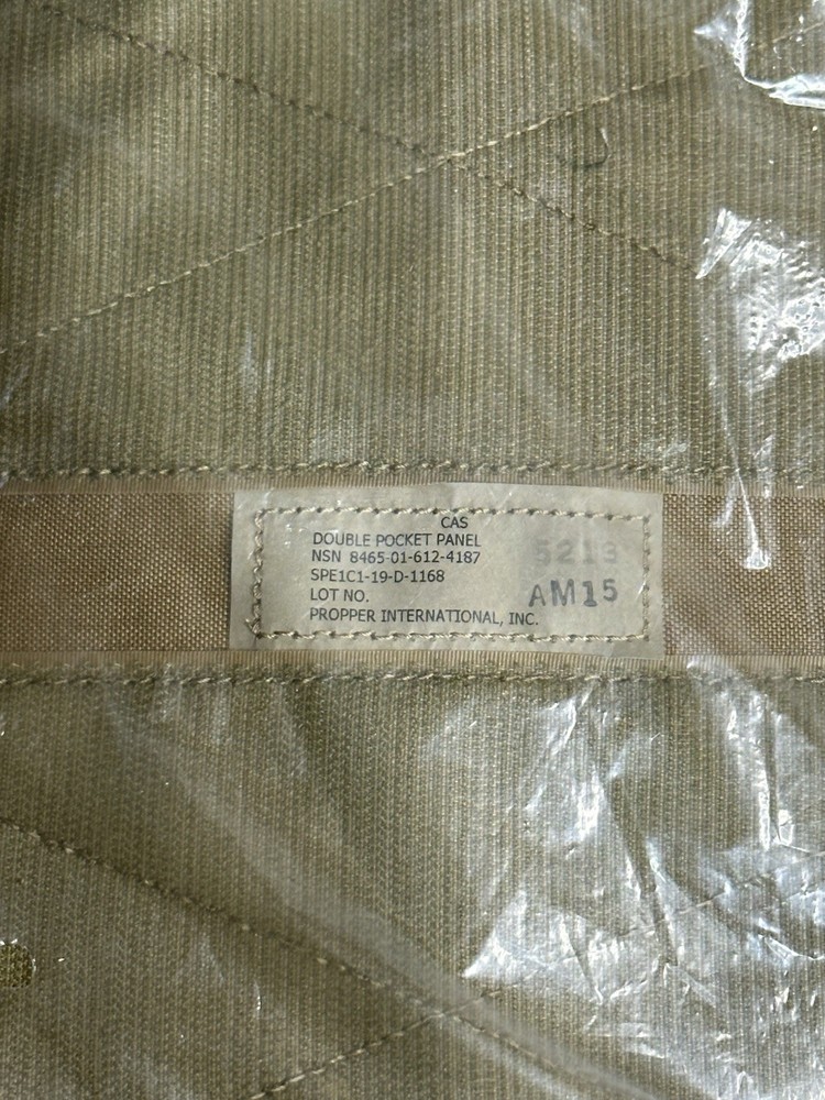 USGI Hook & Loop Double Pocket Panel – Propper – NSN 8465-01-612-4187 – New