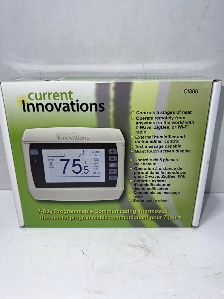Thermostat Current Innovations Wifi  CI800. 7 Day Programmable Communicating NIB