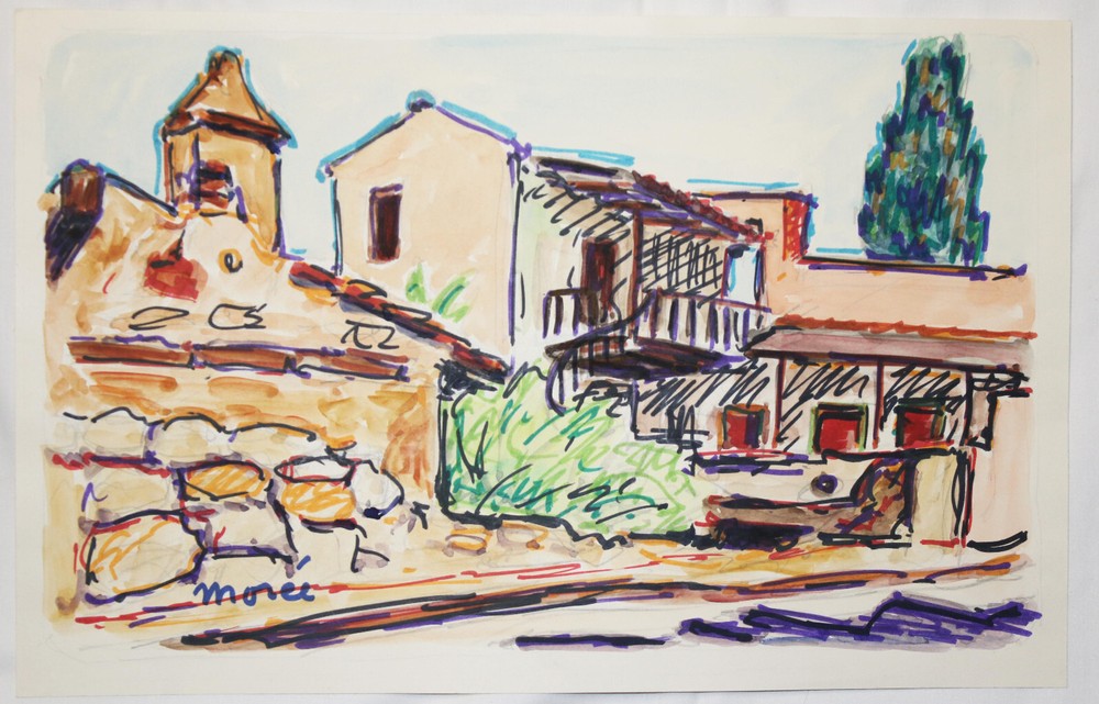 Original Watercolor By Prince De Morée (015*)