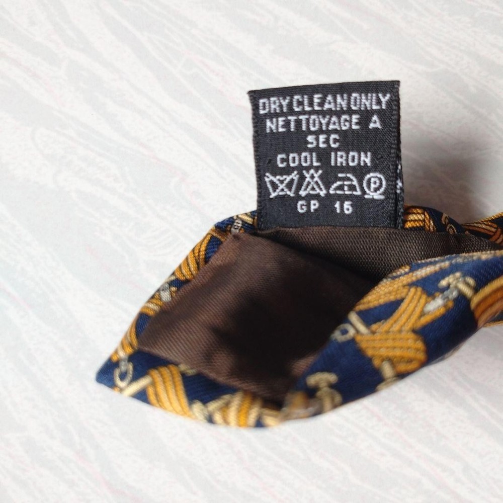 Longchamp Silk Tie Made in Italy Pattern