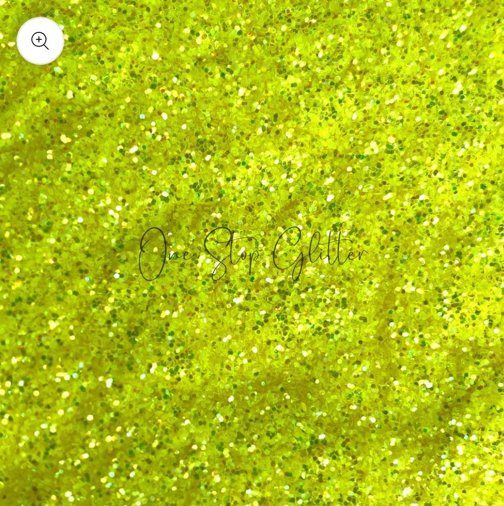 Fine Glitter Yellow “Toxic”