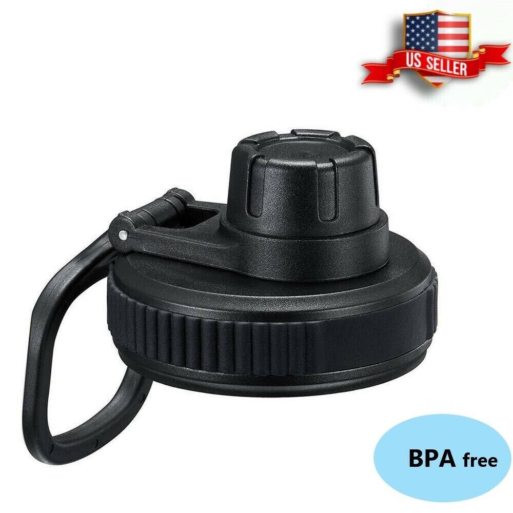 Replacement Twist Lid For Hydro Flask Wide Mouth Water Bottle With Handle Black