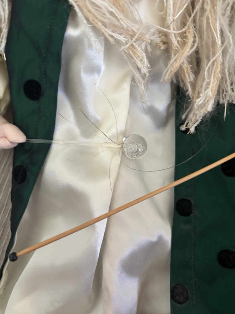 Fire Robin Puppet Without Stand- Stick Slightly Broken As Pictured