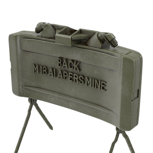 1:1 Scale 3D Printed Claymore Mine with clacker , Non-Functional prop