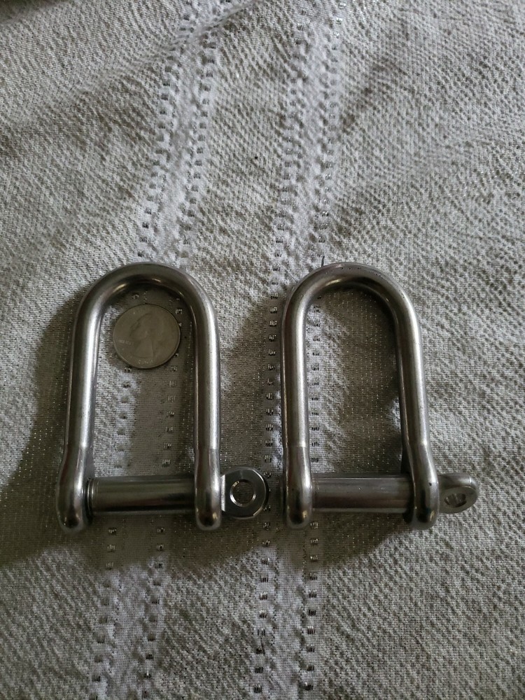 D RING SHACKLES WITH SCREW PINS