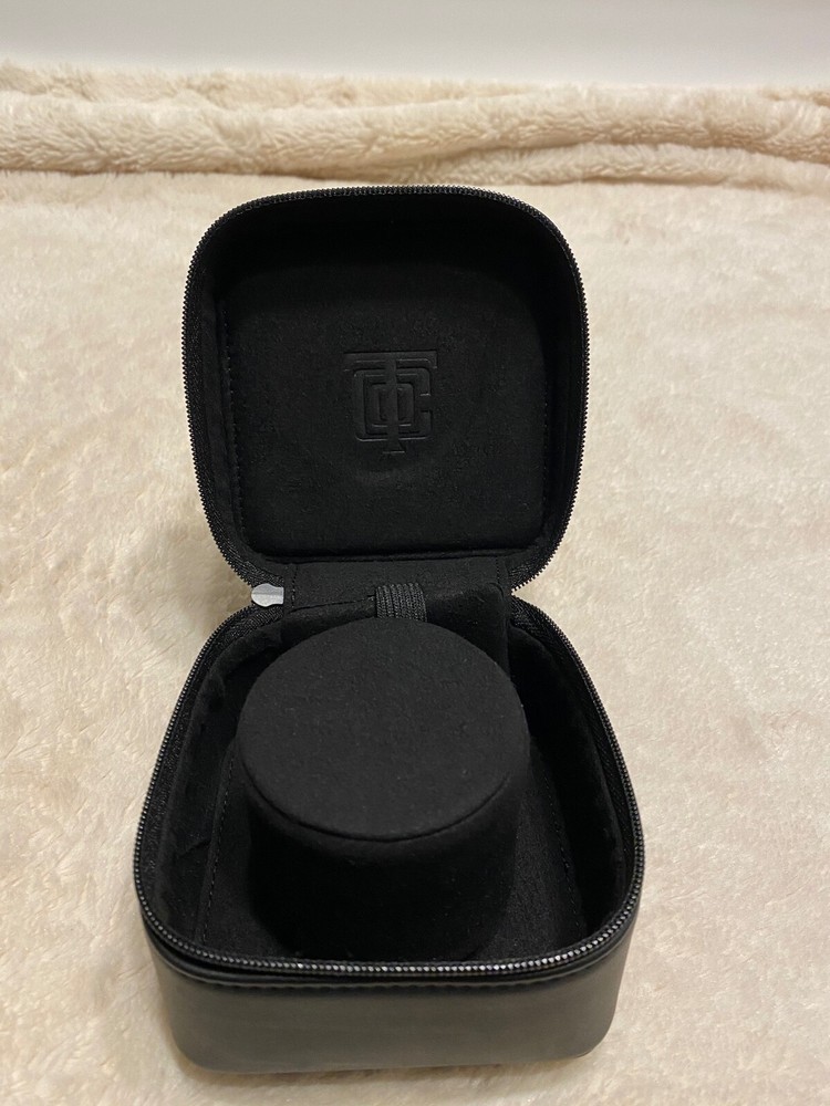 Tiffany & Co Watch Black Leather Case/Storage Box Pouch