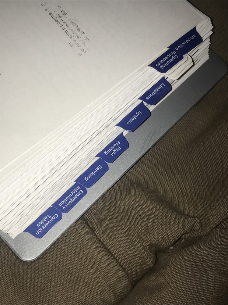Simuflite - Citation III and VI Cockpit Reference Handbook - CRH - Flight Book