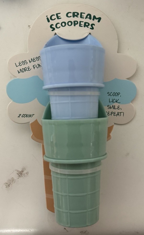 Target 2 Count Icecream Scoopers New