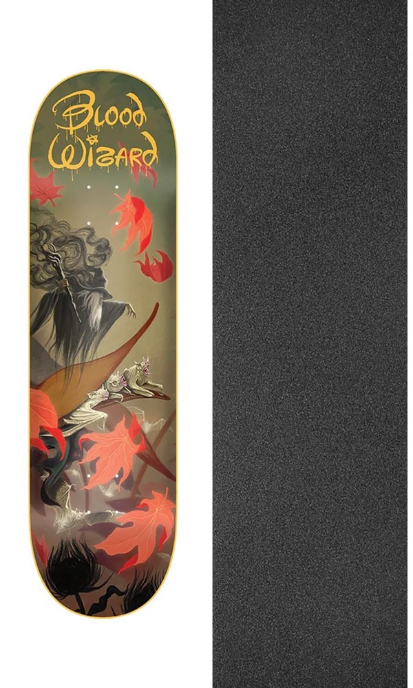 Blood Wizard Skateboards Skullcracker Suite 8.37" Skateboard Deck + griptape