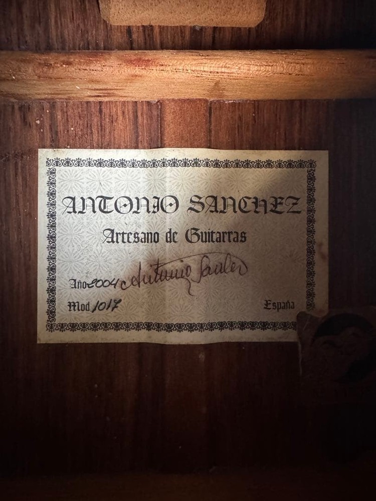 Antonio Sanchez Classical Guitar 2004