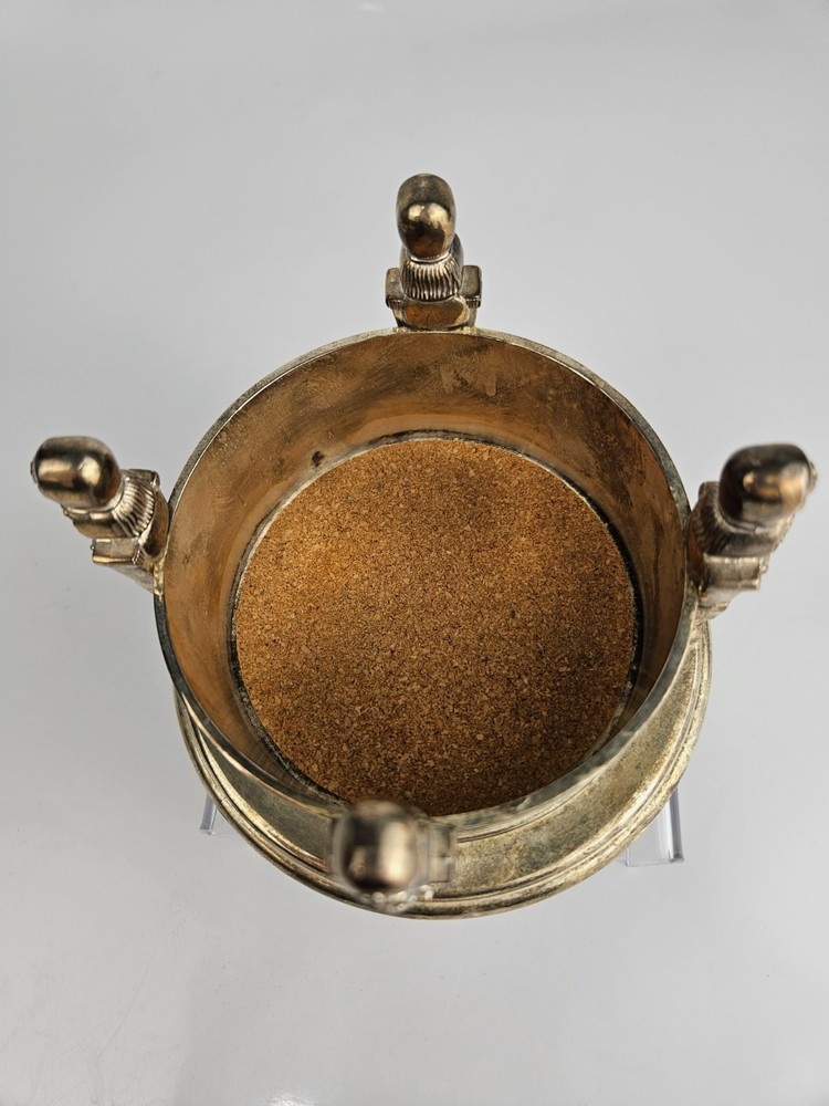 Godinger Silverplate Nutcracker Soldier Wine Champagne Coaster Holder