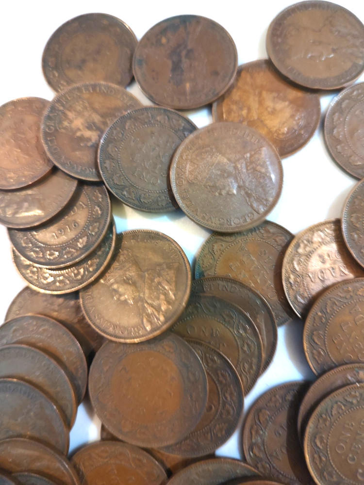 89 Canada Large Cent Lot 1882-1920