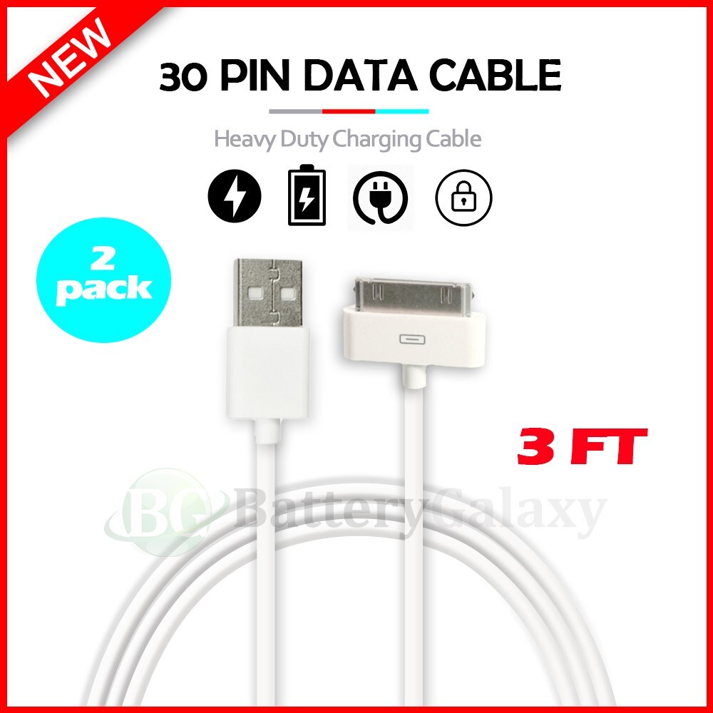2 USB Charger Cable for Tablet Apple iPad 1 2 3 1st 2nd 3rd GEN