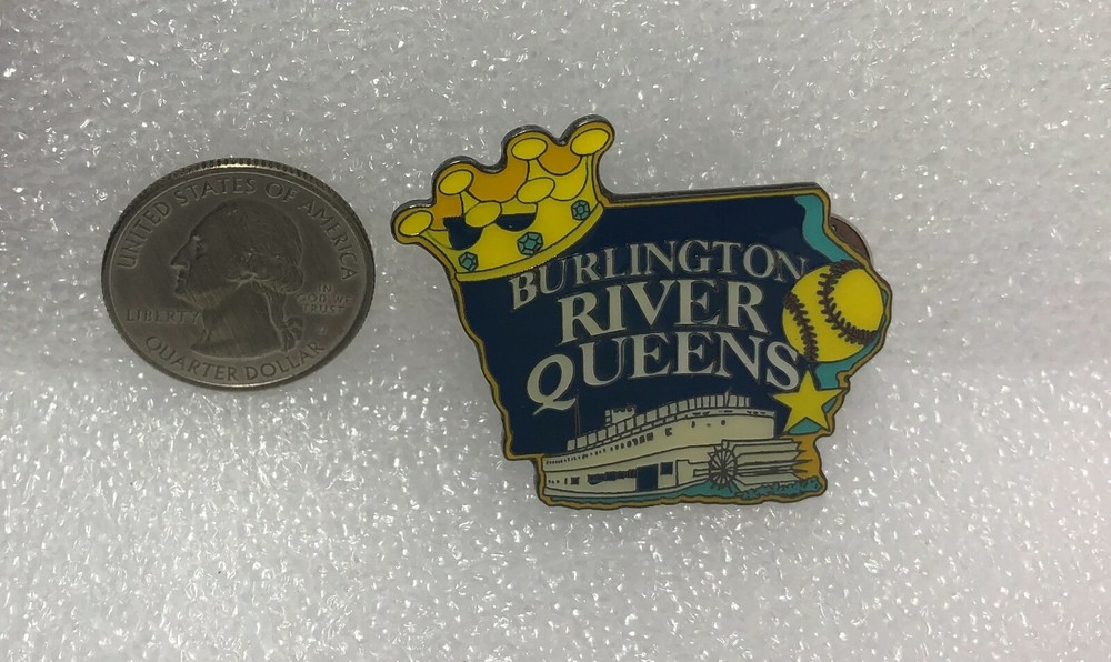 Burlington River Queens Softball Pin