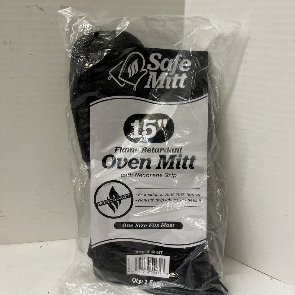 Safe Mitt 15” Flame Retardant Oven Mitt