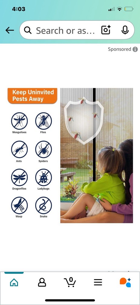 MDAVO Magnetic Screen Door 32x82