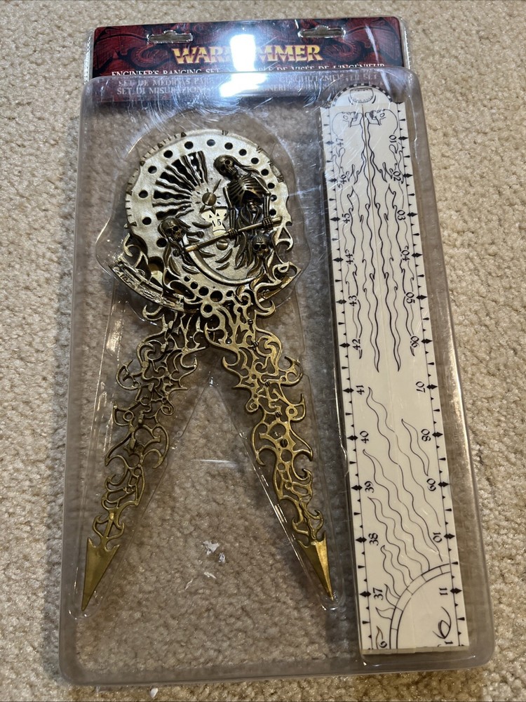 Warhammer Engineer's Ranging Set Ruler Templates 2000 NEW