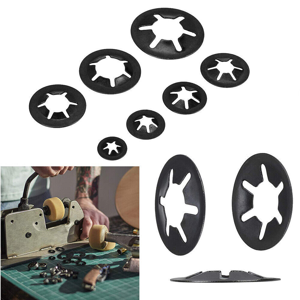 Star Nut Star lock Push-on Locking Washers Clips Fastener Assorted Set 340Pcs