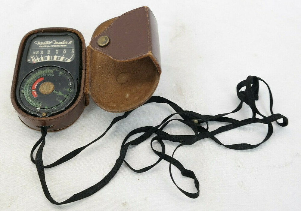 Weston Master II Universal Exposure Meter Model 735 in Leather Case TF
