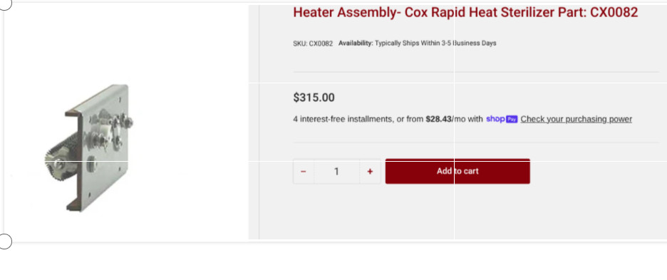 Cox Rapid Heat Transfer Sterilizer-6000