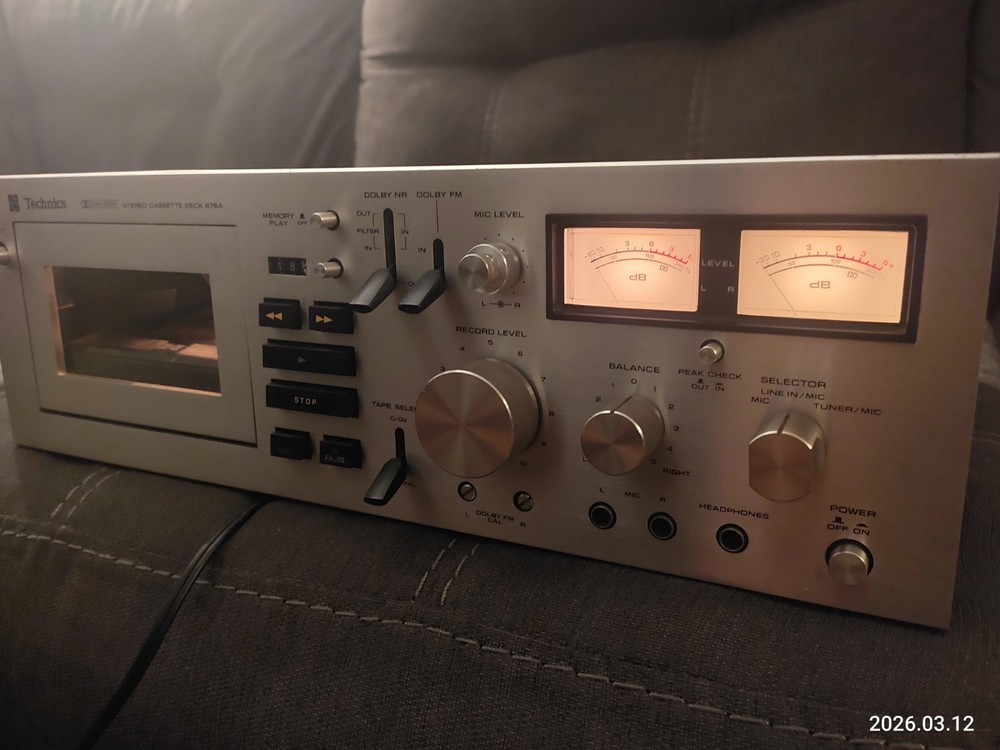 Technics RS-676A Stereo cassette deck. Working Tested