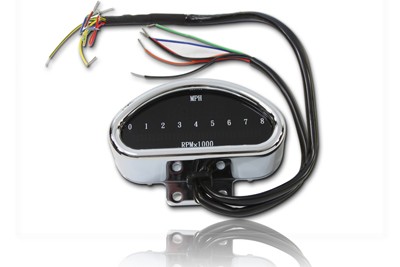Digital Mini Speedometer and Tachometer for Harley-Davidson