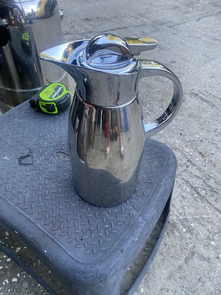 SERVICE IDEAS LVP1000 Elite Touch Push Button Coffee Server Stainless 4.75” #2