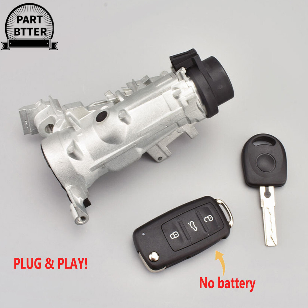 Programmed IGNITION SWITCH LOCK FOR VW JETTA 06-18 W/REMOTE Control KEY SHELL