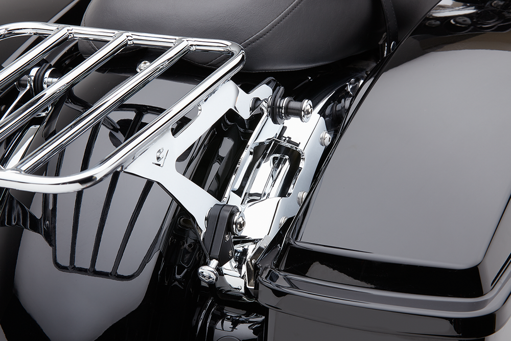 Cobra Chrome Backrest Mount Docking Kit Harley Tri Glide Ultra 14-20