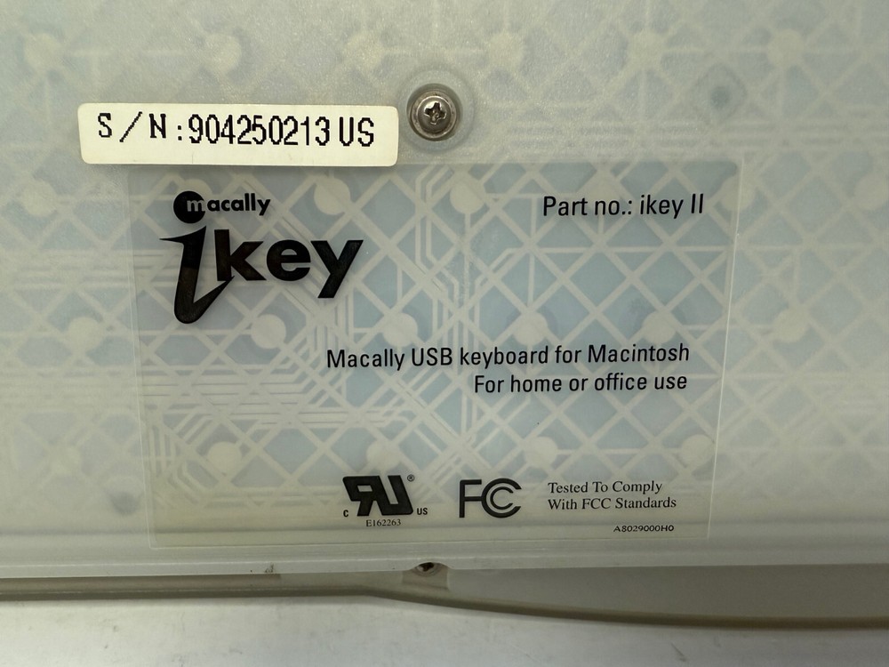 MACALLY IKEY II USB KEYBOARD FOR MACINTOSH